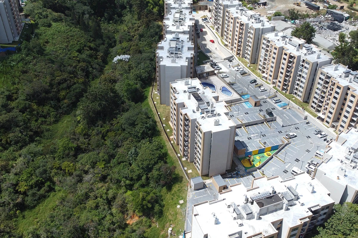 Foto del proyecto Bosque Ceibal en avance de obra julio de 2025