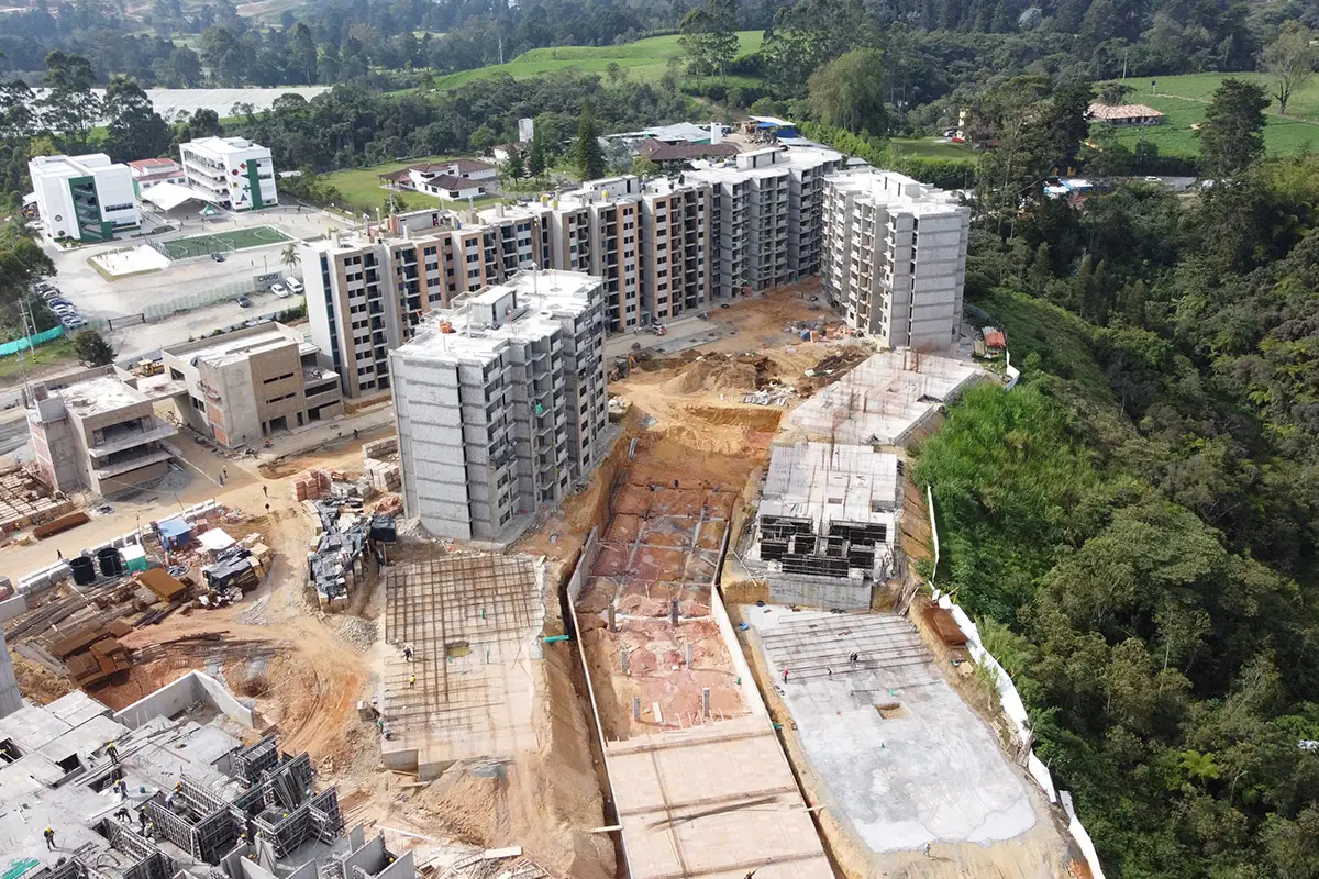 Foto del proyecto Bosque Robledal en avance de obra Julio de 2024