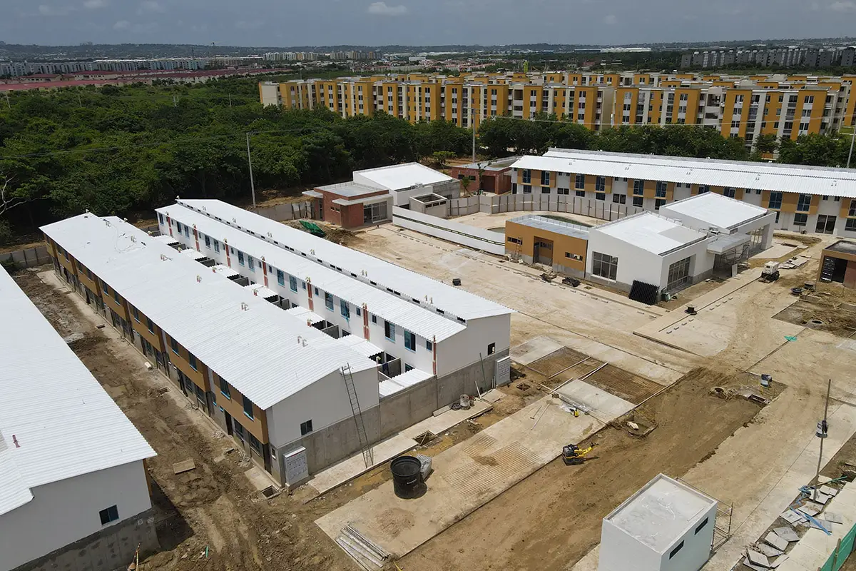 Foto del proyecto Casas de Portobelo en avance de obra Julio de 2024