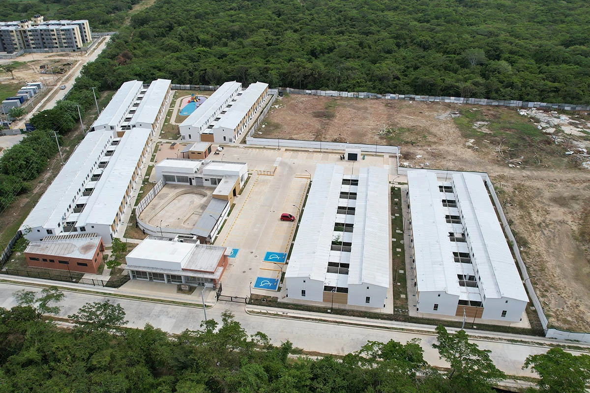 Foto del proyecto Casas de Portobelo en avance de obra julio de 2025