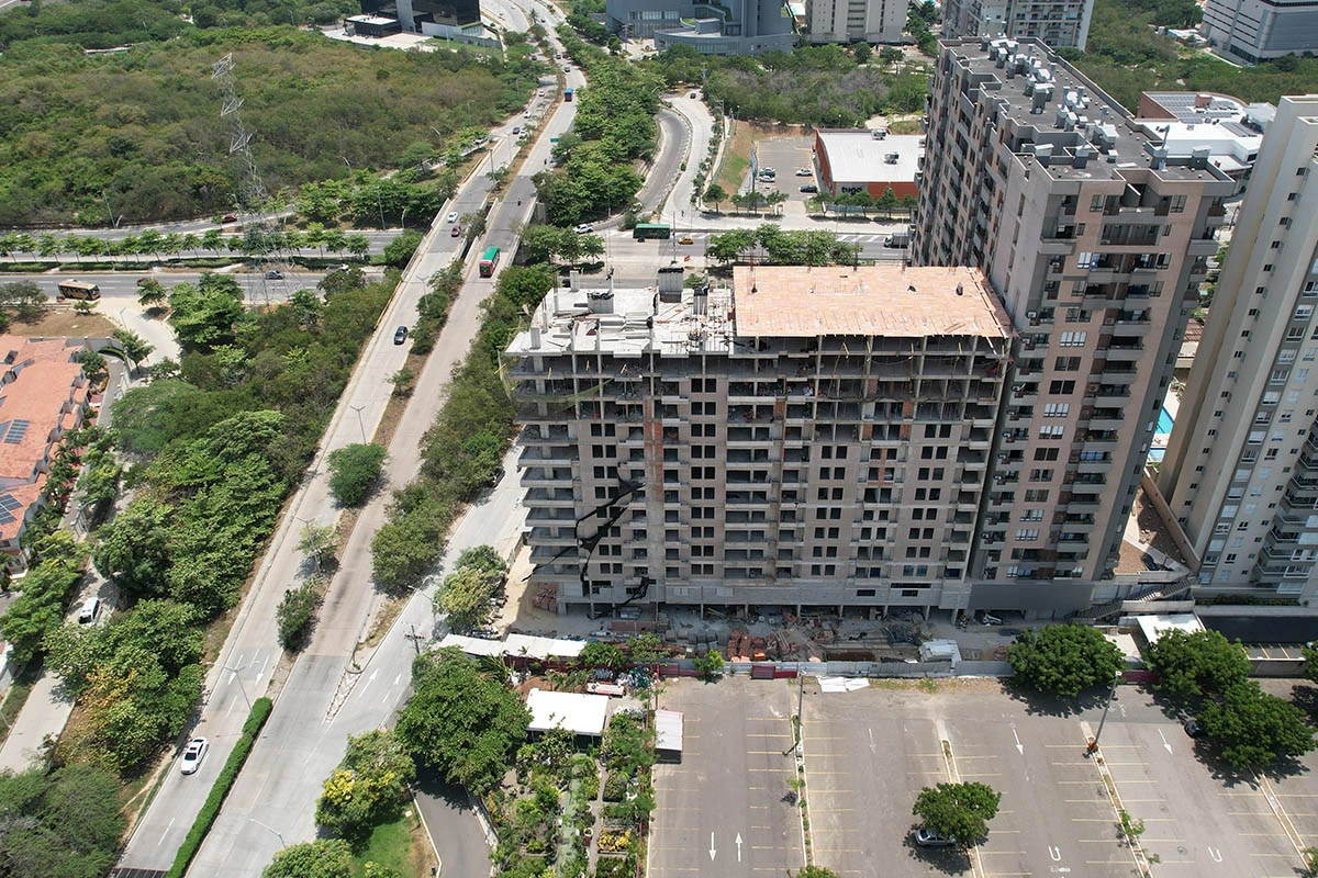 Foto del proyecto Castellana 51 en avance de obra julio de 2025