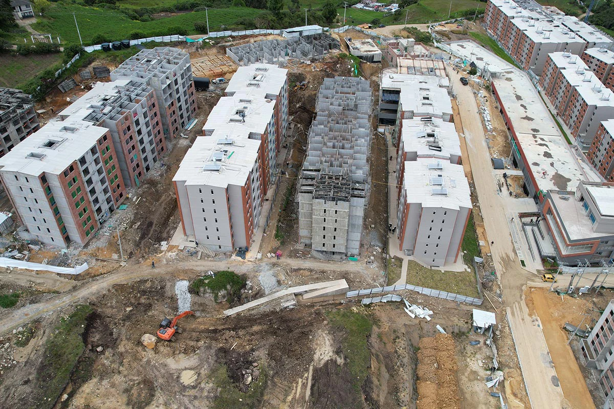 Foto del proyecto Las Violetas en avance de obra julio de 2025