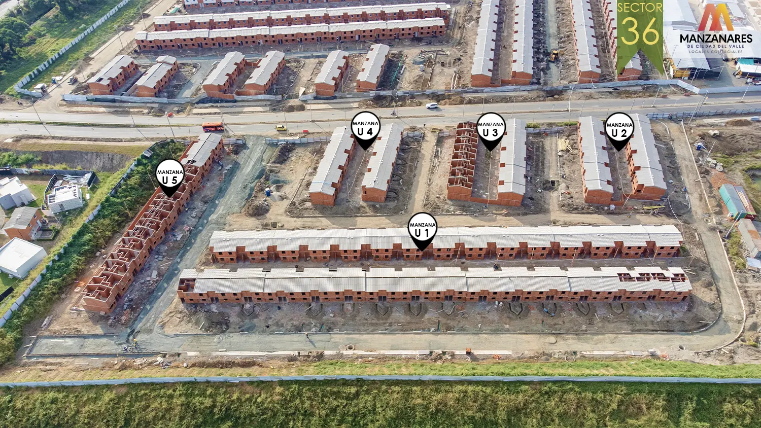 Foto del proyecto Manzanares Sector 36 en avance de obra Julio de 2024