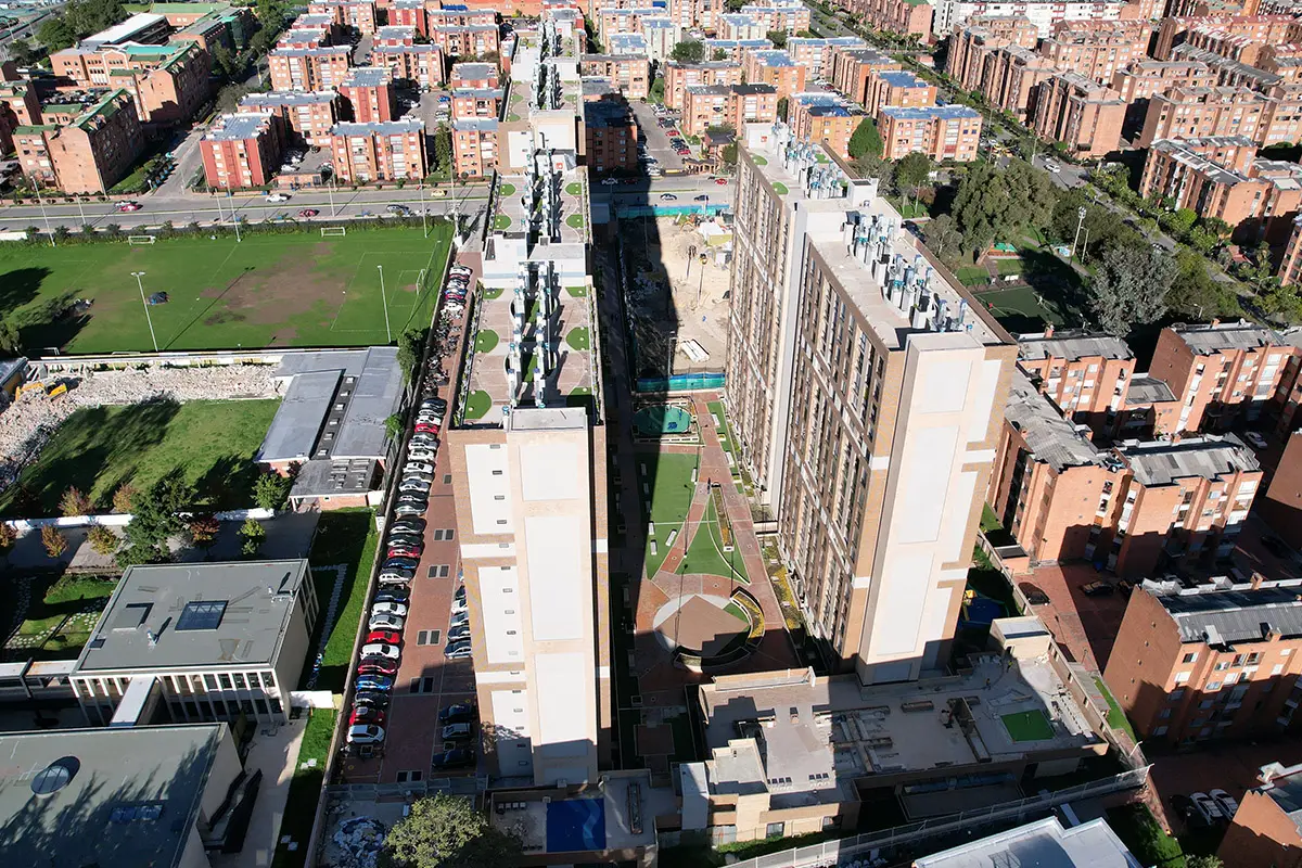 Foto del proyecto Park Living en avance de obra Julio de 2024