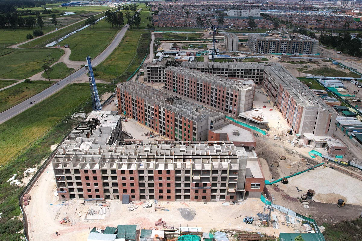 Foto del proyecto Rosa Celeste en avance de obra julio de 2025
