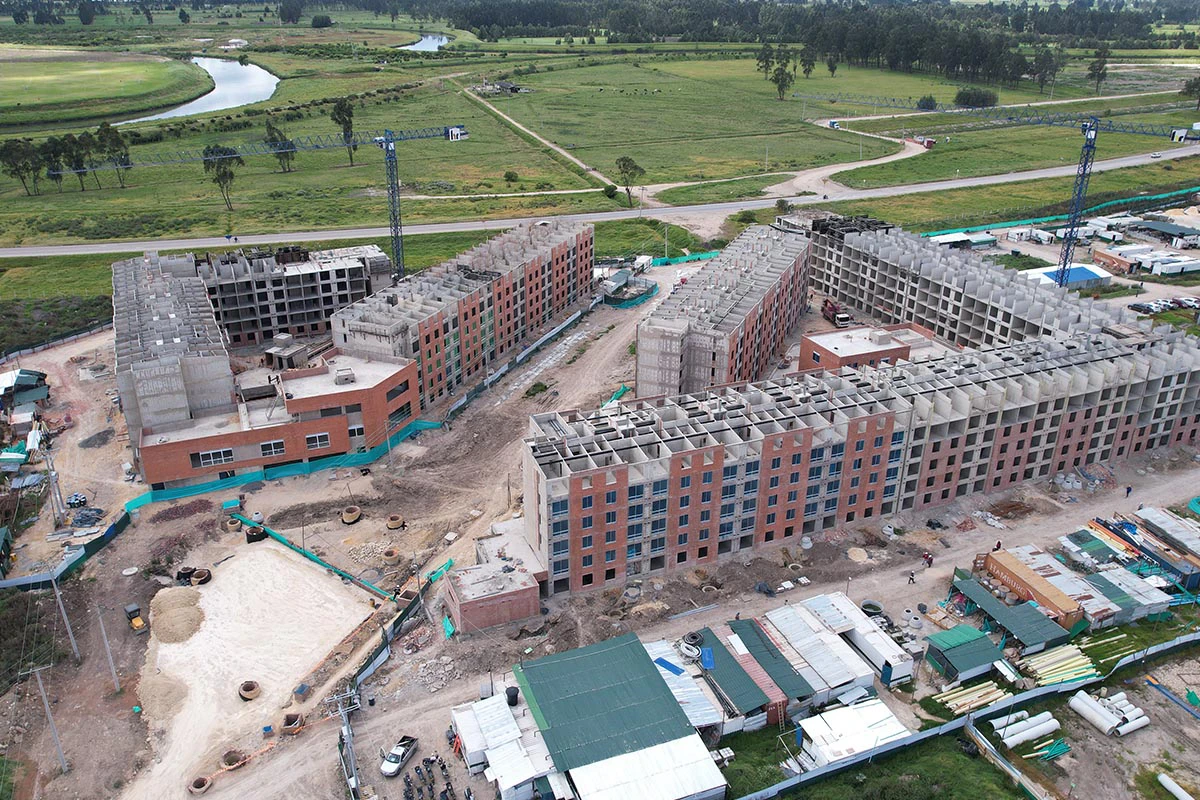 Foto del proyecto Rosa Celeste en avance de obra julio de 2025