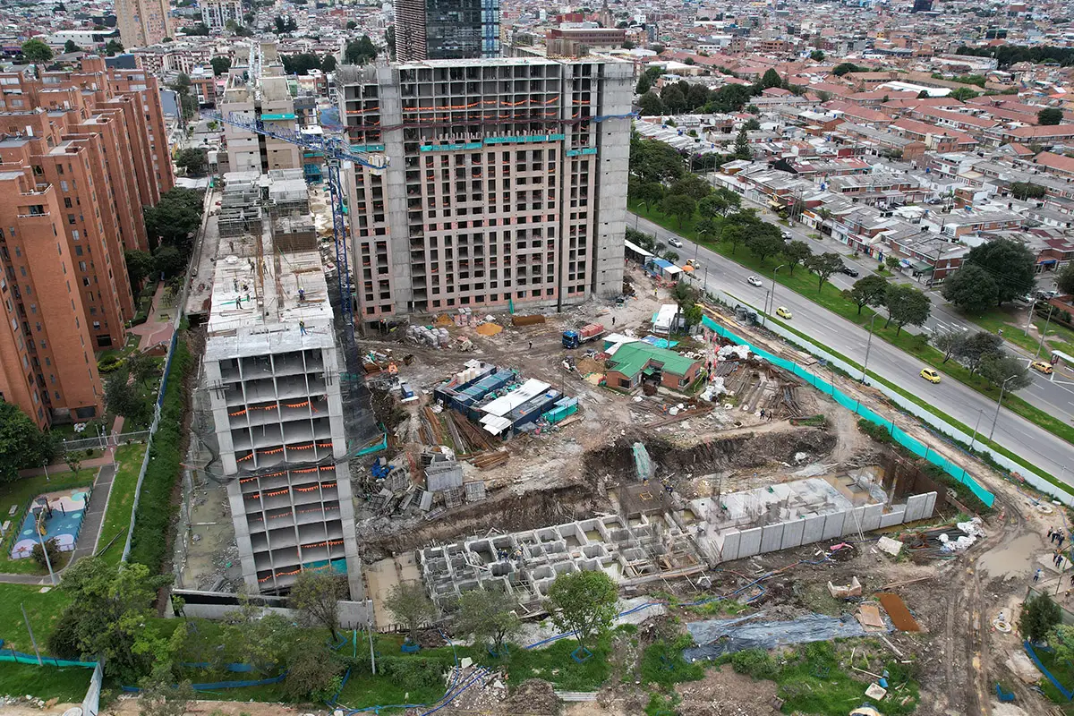 Foto del proyecto Salitre Living en avance de obra Julio de 2024