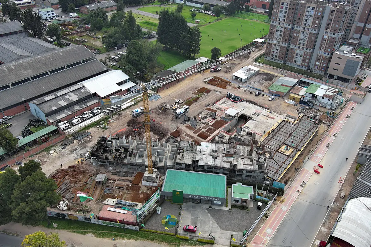 Foto del proyecto Senderos de Fontibon en avance de obra Julio de 2024