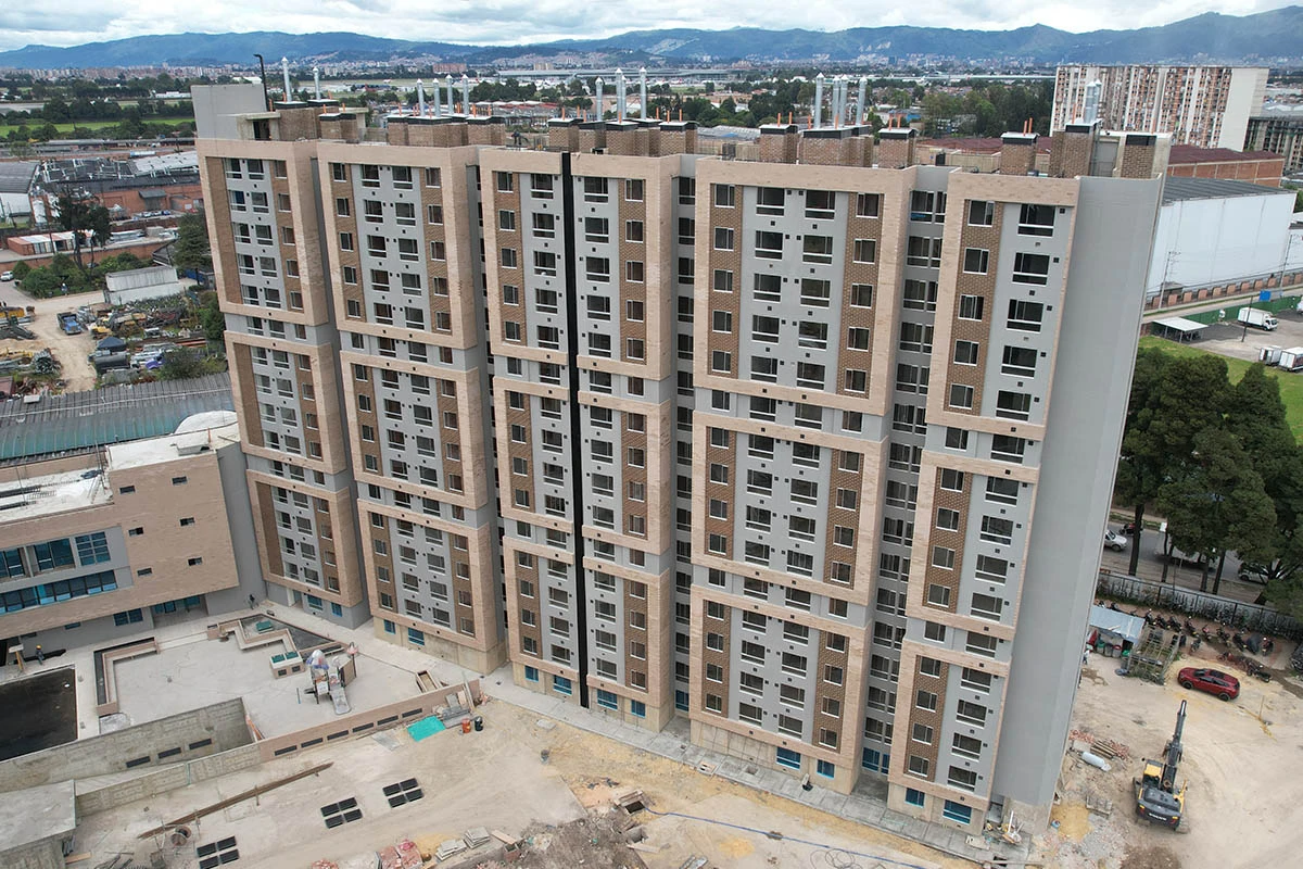 Foto del proyecto Senderos de Fontibon en avance de obra julio de 2025