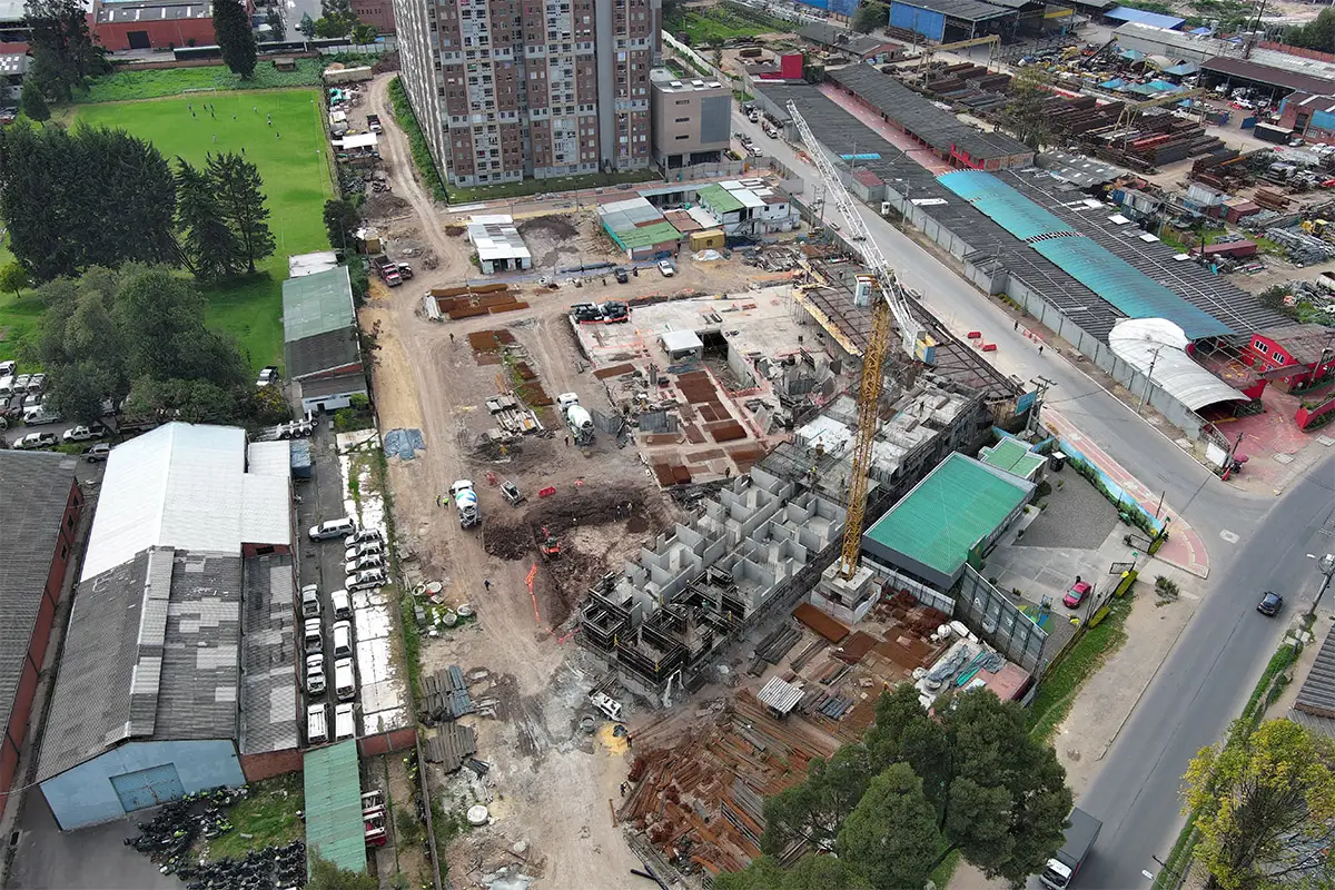 Foto del proyecto Senderos de Fontibon en avance de obra Julio de 2024