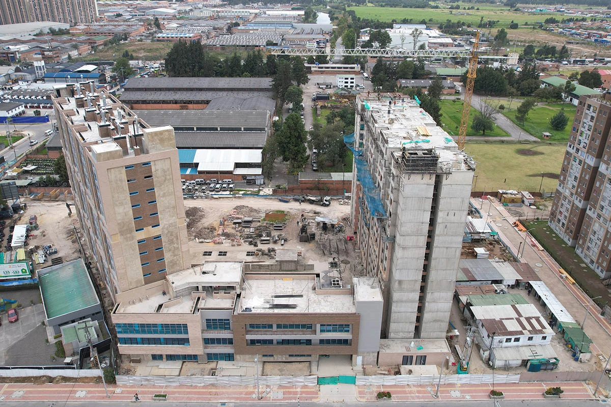Foto del proyecto Senderos de Fontibon en avance de obra julio de 2025