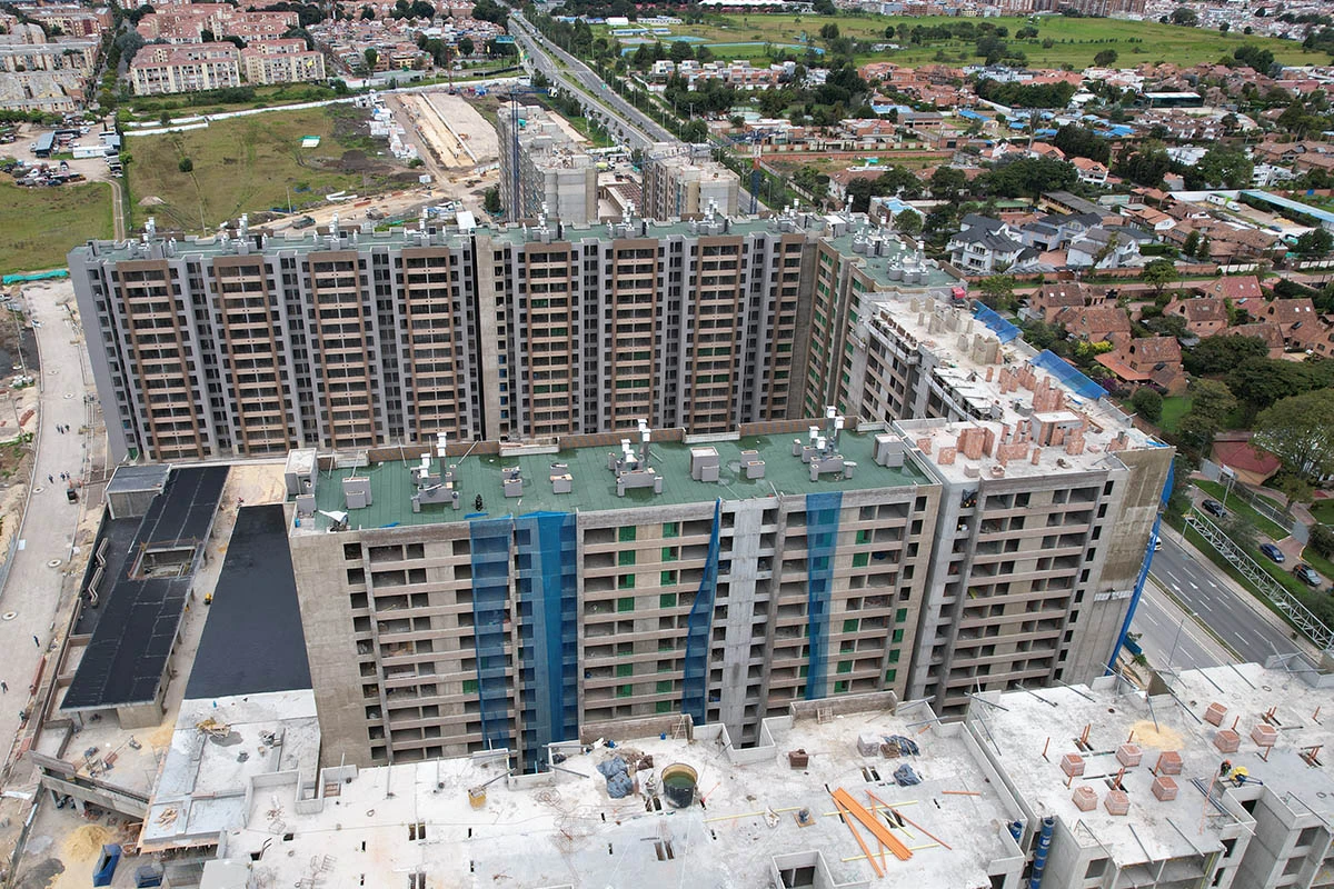 Foto del proyecto Tramonte Living en avance de obra julio de 2025