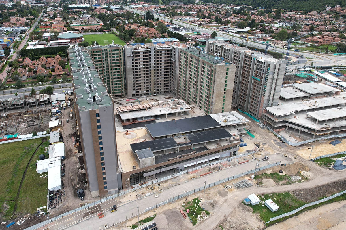 Foto del proyecto Tramonte Living en avance de obra julio de 2025