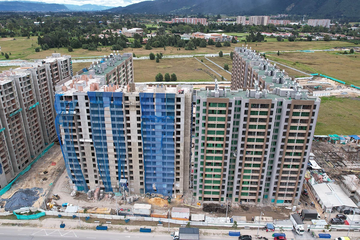 Foto del proyecto Tramonte Living en avance de obra julio de 2025