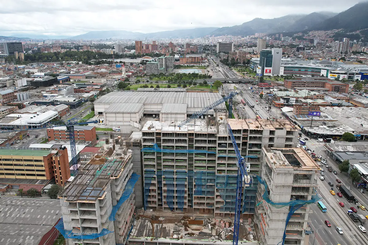 Foto del proyecto Urbana 30 en avance de obra Julio de 2024