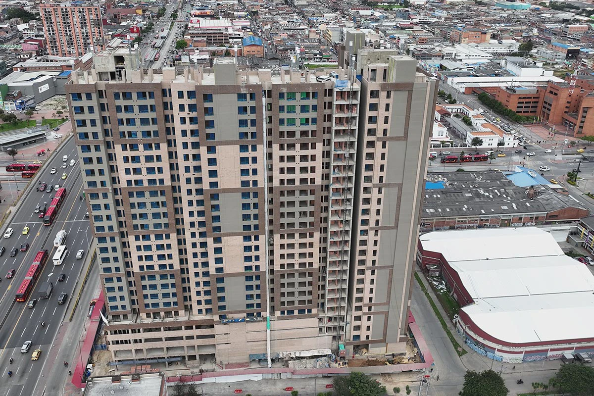 Foto del proyecto Urbana 30 en avance de obra julio de 2025