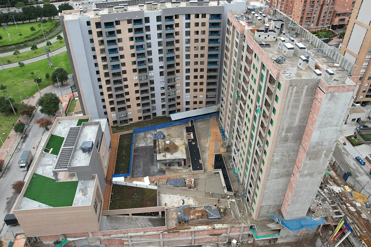 Foto del proyecto Álamo Veramonte en avance de obra junio de 2025