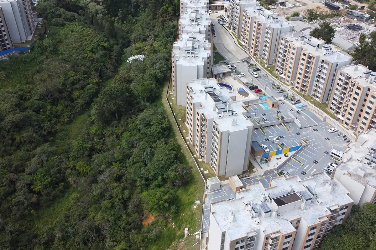 Foto del proyecto Bosque Ceibal en avance de obra junio de 2025