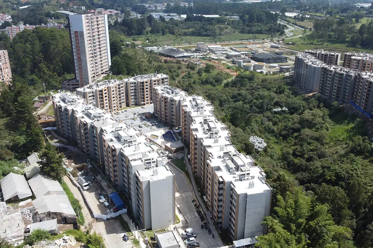 Foto del proyecto Bosque Ceibal en avance de obra junio de 2025