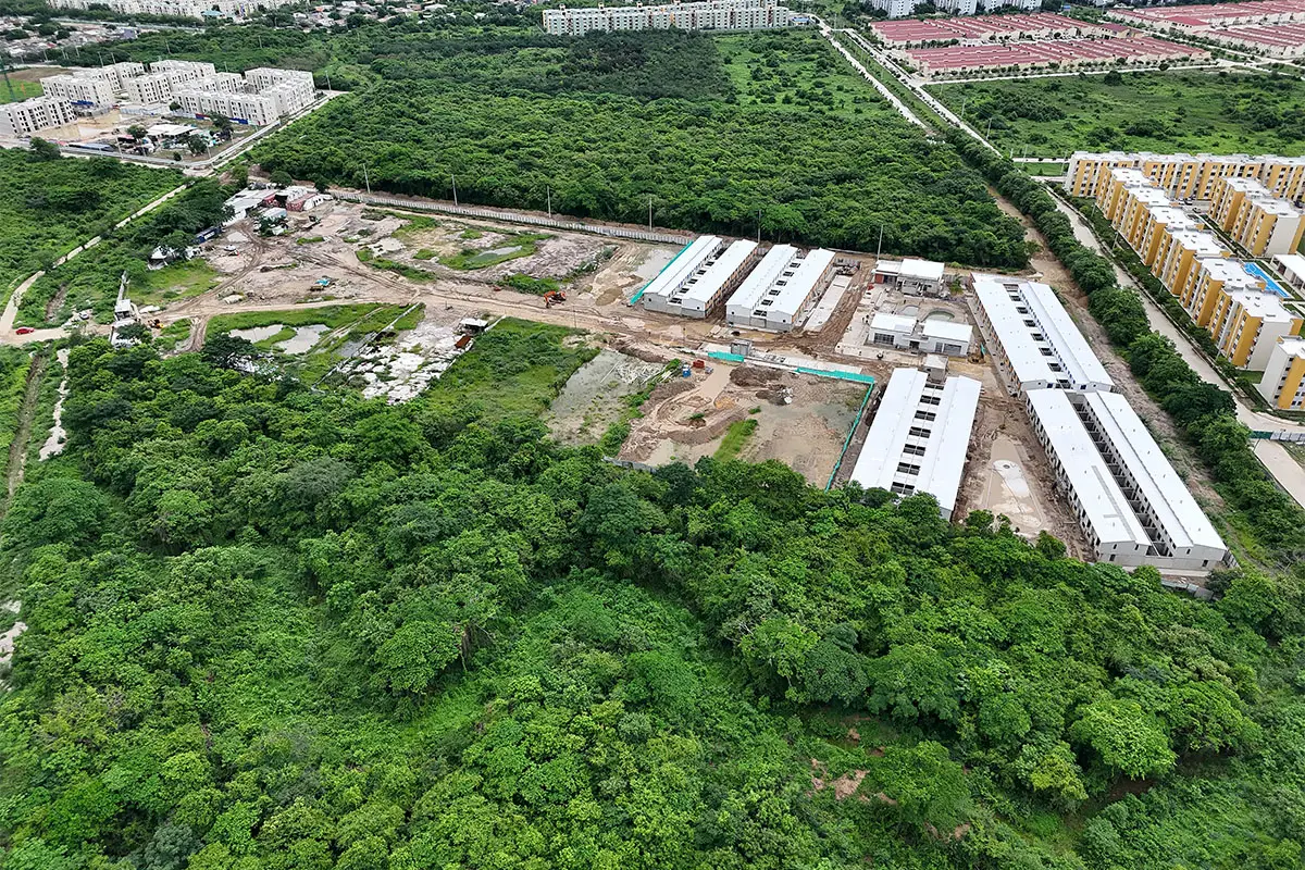 Foto del proyecto Casas de Portobelo en avance de obra Junio de 2024