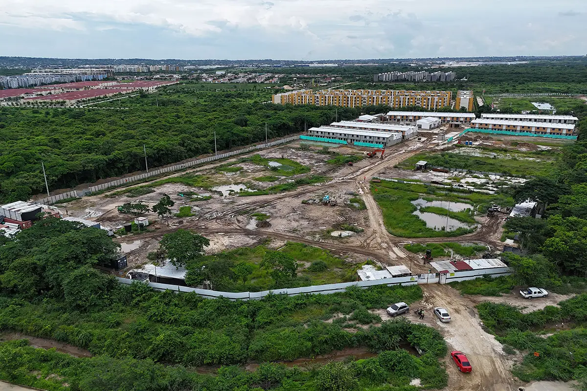 Foto del proyecto Casas de Portobelo en avance de obra Junio de 2024