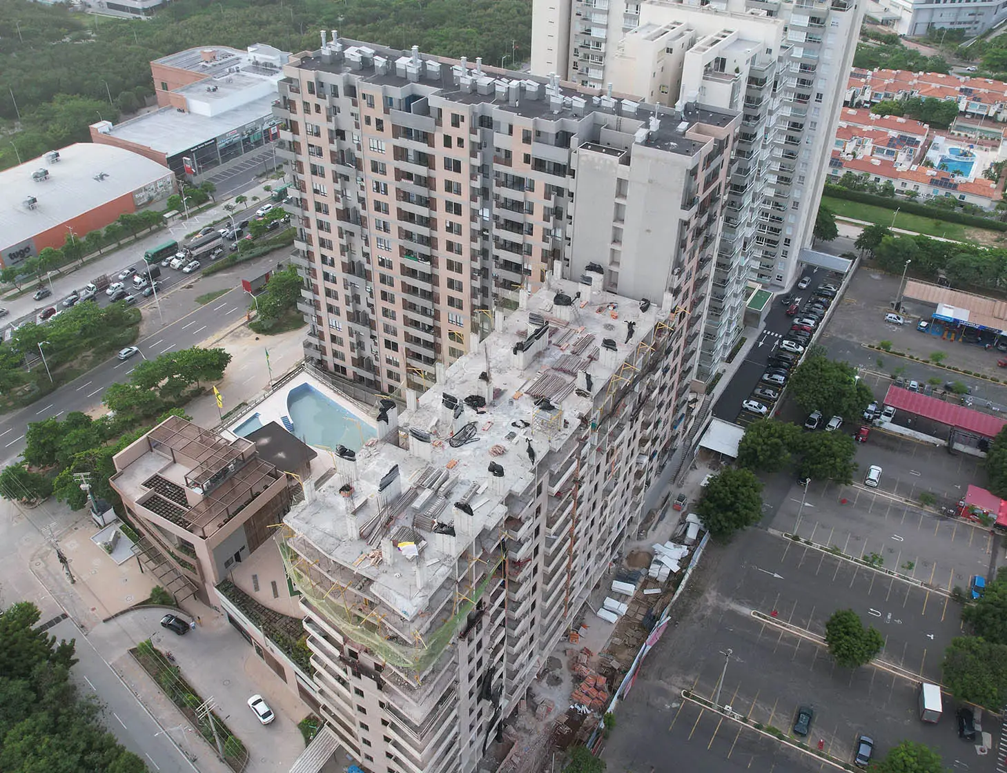 Foto del proyecto Castellana 51 en avance de obra junio de 2025