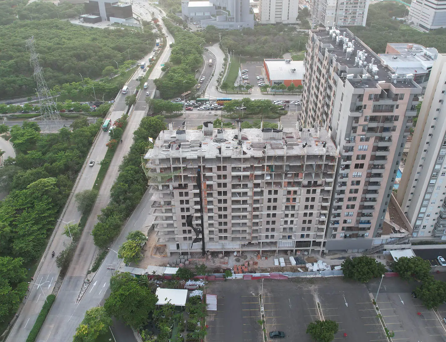Foto del proyecto Castellana 51 en avance de obra junio de 2025