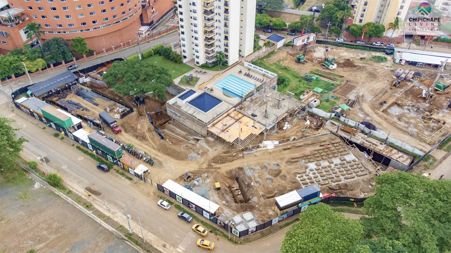 Foto del proyecto Chipichape Living en avance de obra Junio de 2024