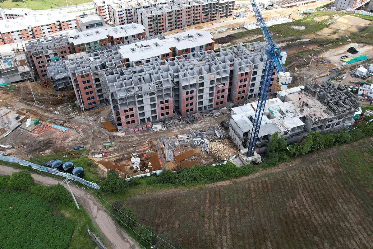 Foto del proyecto Las Violetas en avance de obra junio de 2025