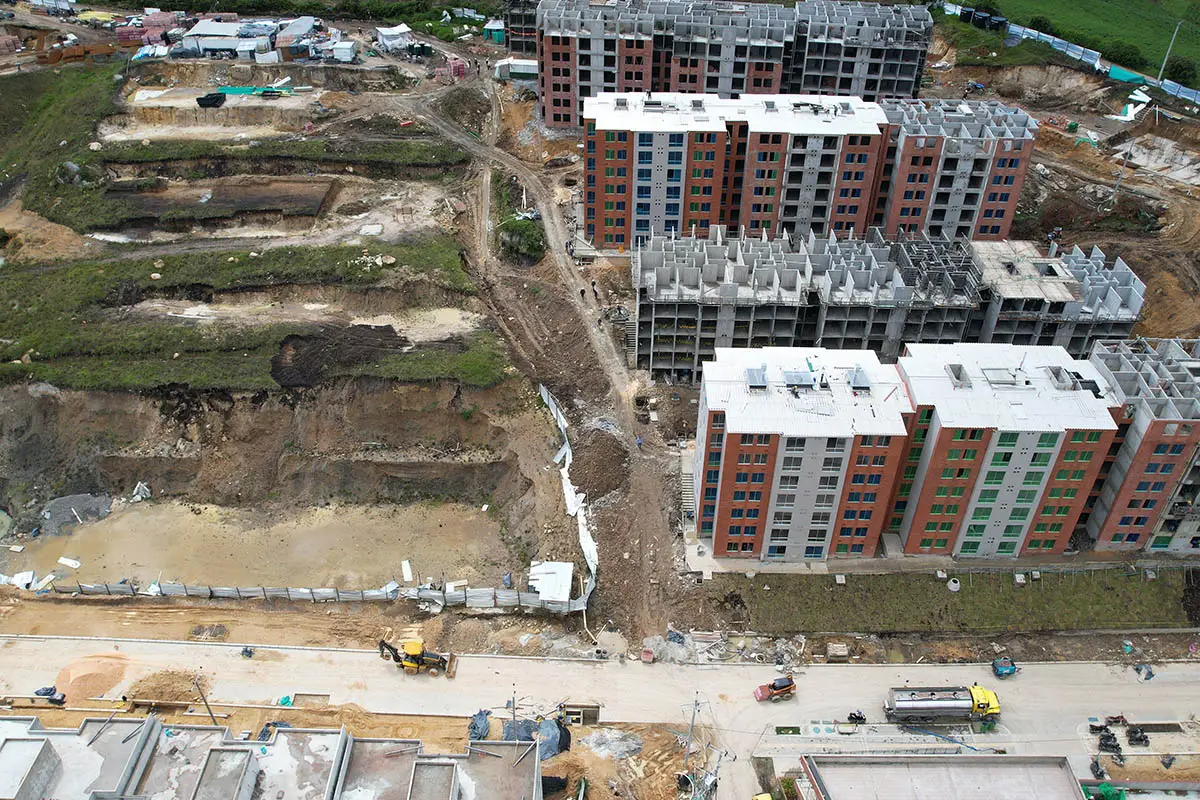 Foto del proyecto Las Violetas en avance de obra junio de 2025