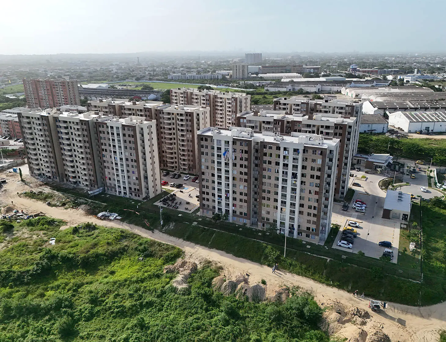 Foto del proyecto Puerto Guitarra en avance de obra junio de 2025