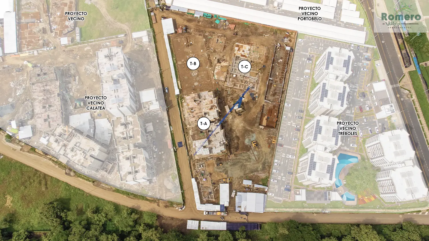 Foto del proyecto en avance de obra Junio de 2025