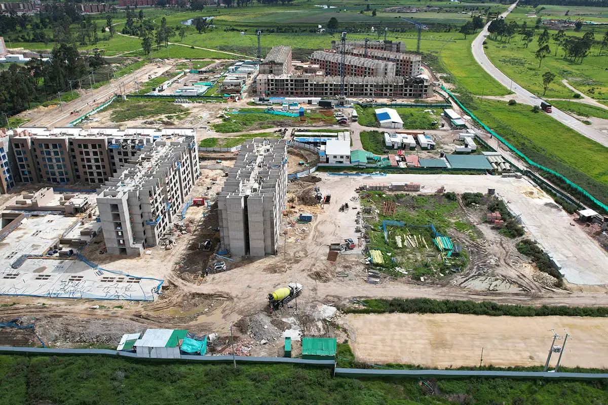 Foto del proyecto Rosa Amatista en avance de obra junio de 2025