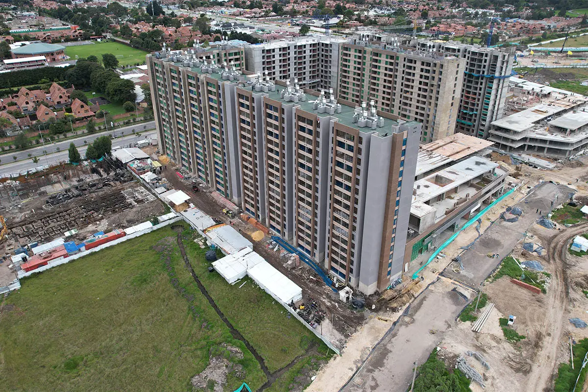 Foto del proyecto Tramonte Living en avance de obra junio de 2025