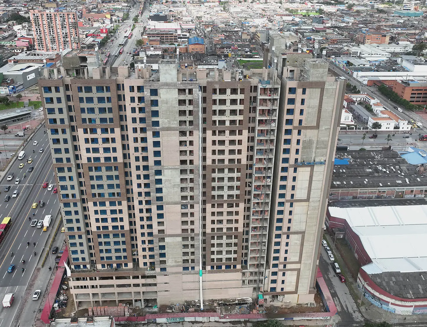 Foto del proyecto Urbana 30 en avance de obra junio de 2025