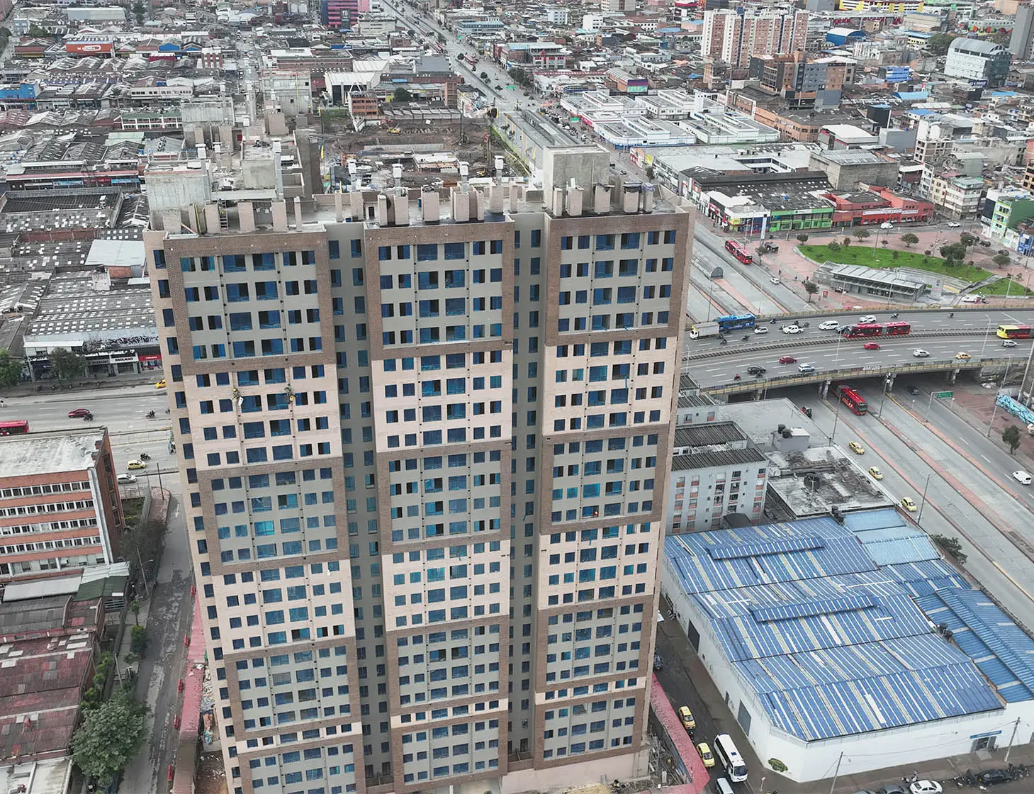 Foto del proyecto Urbana 30 en avance de obra junio de 2025