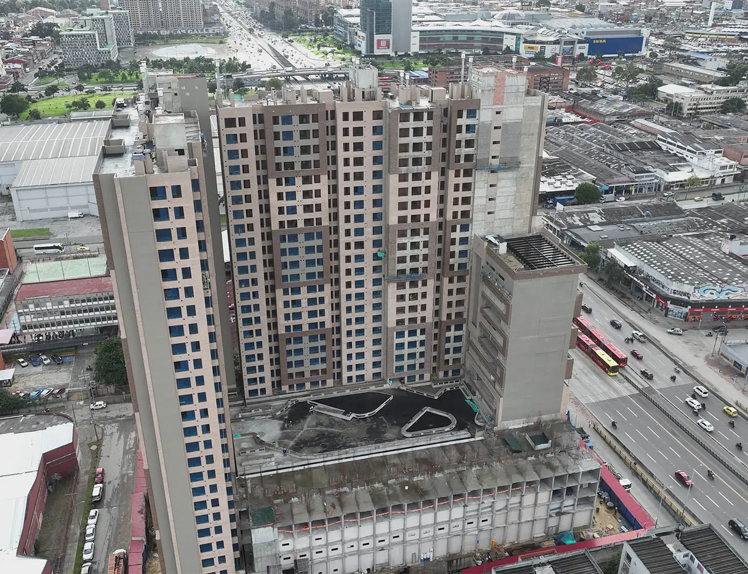 Foto del proyecto Urbana 30 en avance de obra junio de 2025