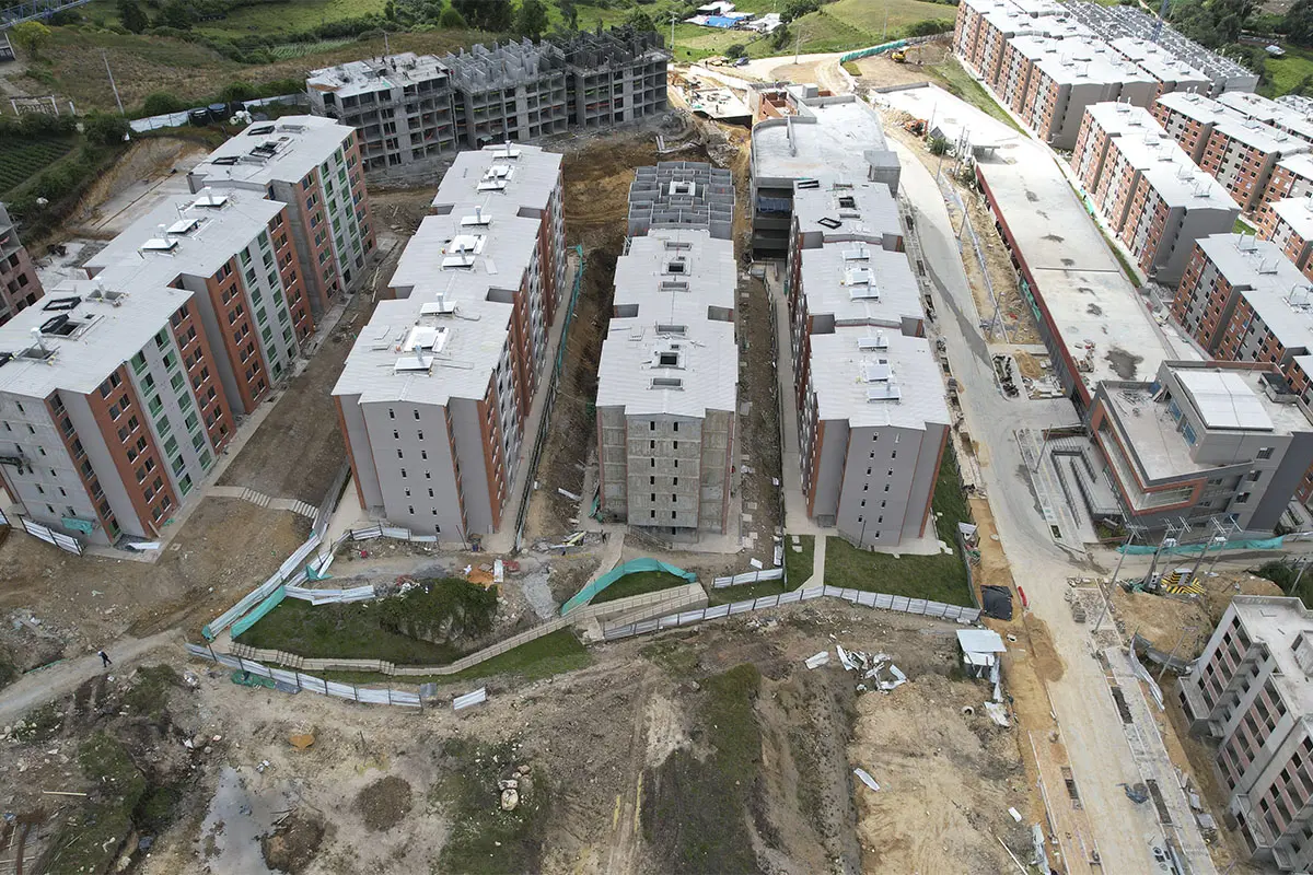 Foto del proyecto Las Violetas en avance de obra octubre de 2025