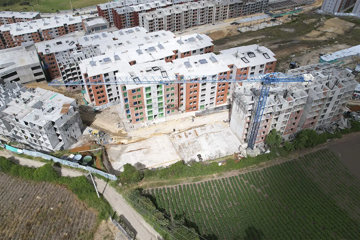 Foto del proyecto Las Violetas en avance de obra octubre de 2025