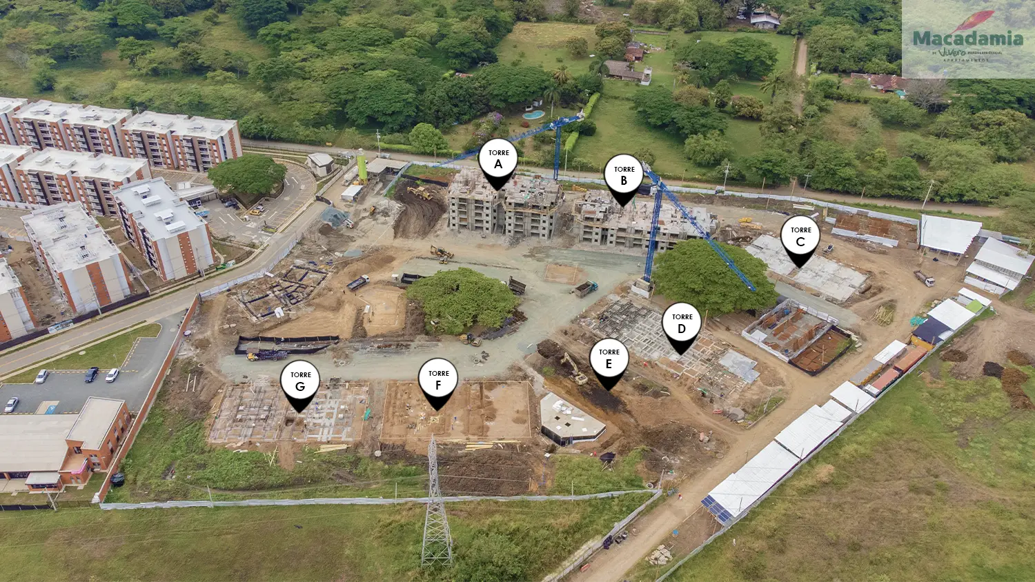 Foto del proyecto Macadamia en avance de obra Julio de 2025