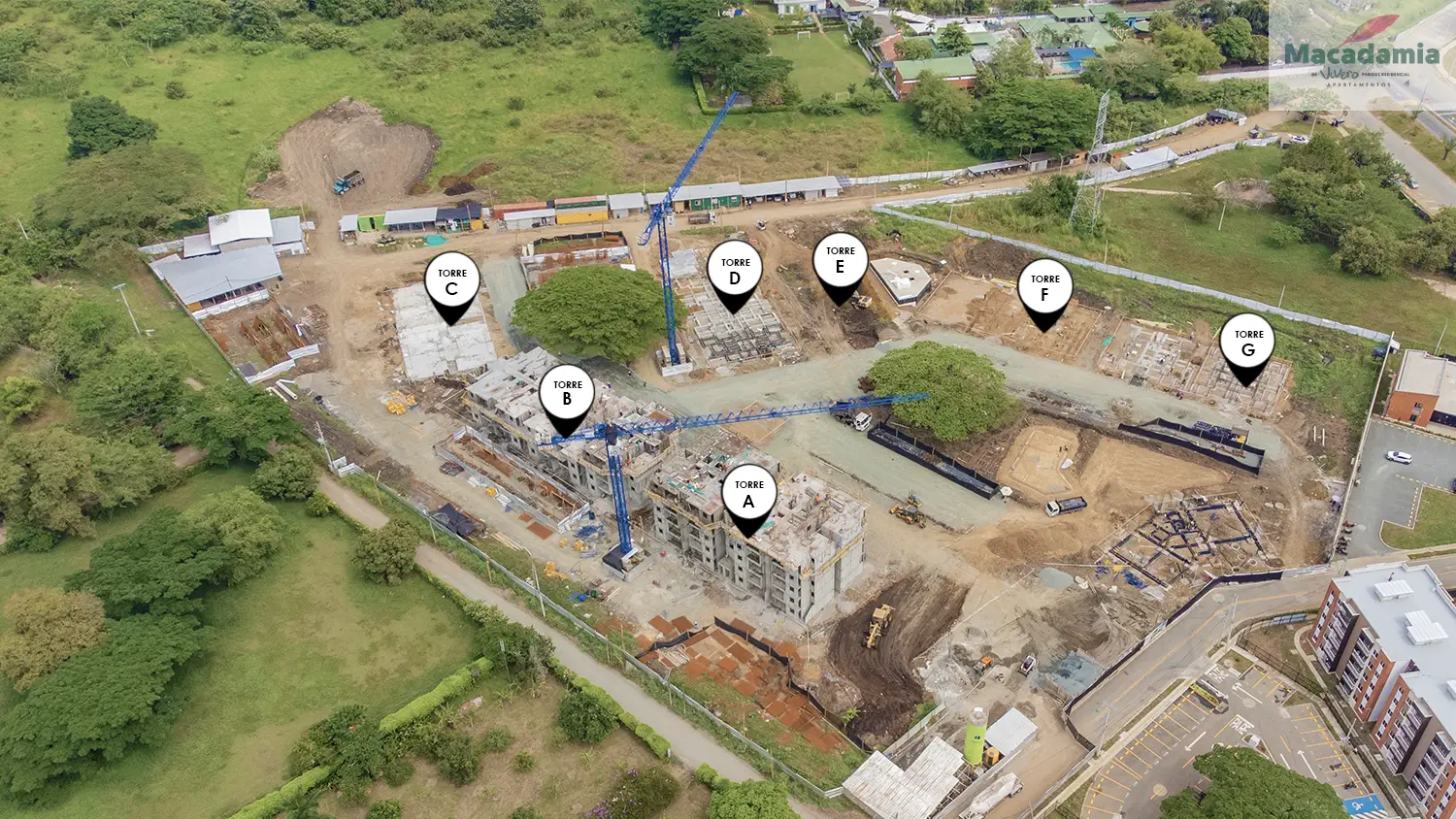 Foto del proyecto Macadamia en avance de obra Julio de 2025