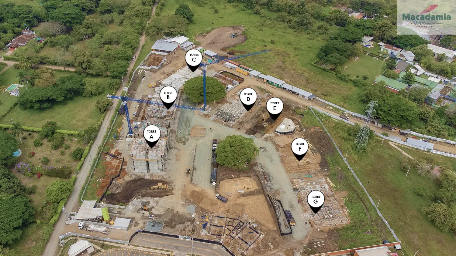 Foto del proyecto Macadamia en avance de obra Julio de 2025