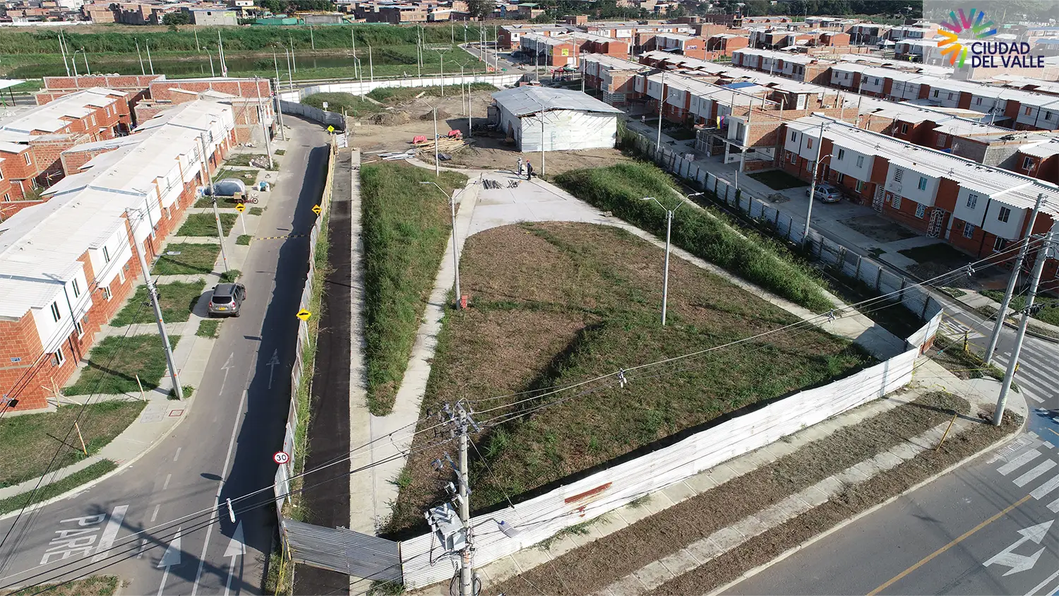 Foto del Macroproyecto Ciudad del Valle en avance de obra Julio 2025