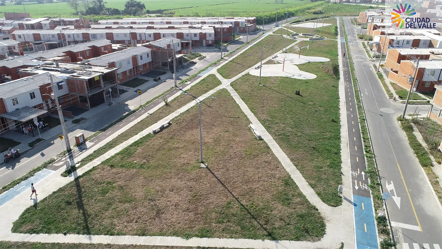 Foto del Macroproyecto Ciudad del Valle en avance de obra Julio 2025