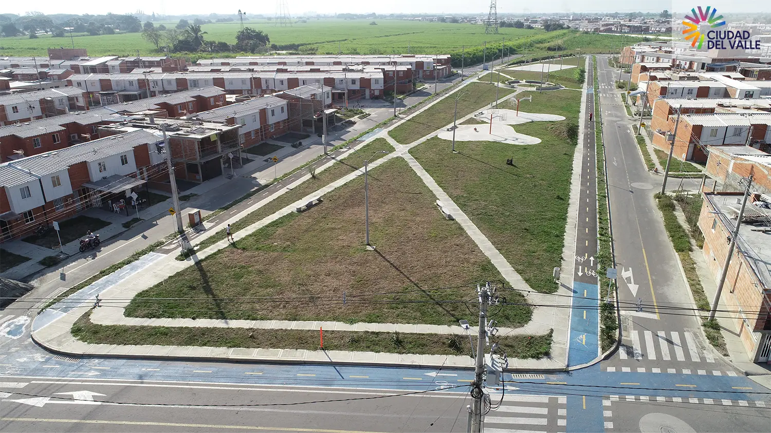 Foto del Macroproyecto Ciudad del Valle en avance de obra Julio 2025