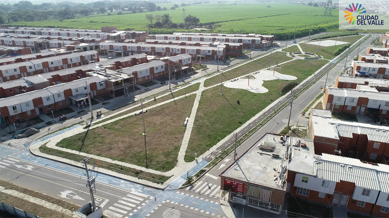 Foto del Macroproyecto Ciudad del Valle en avance de obra Julio 2025