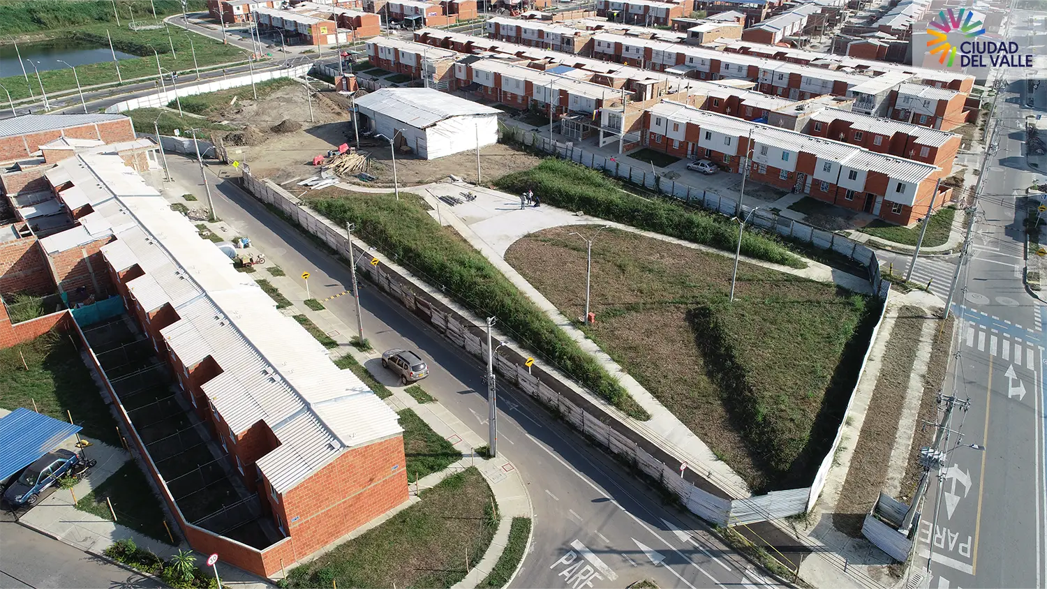 Foto del Macroproyecto Ciudad del Valle en avance de obra Julio 2025