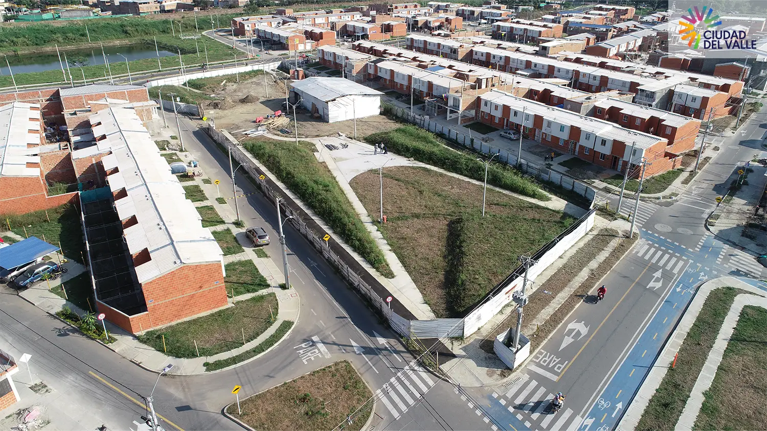 Foto del Macroproyecto Ciudad del Valle en avance de obra Julio 2025