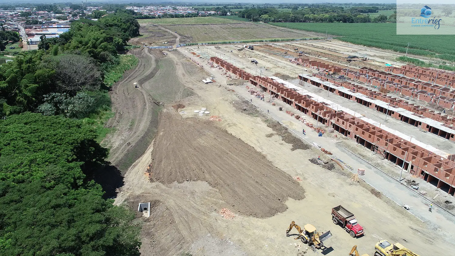Foto del Macroproyecto Entreríos en avance de obra Julio de 2025