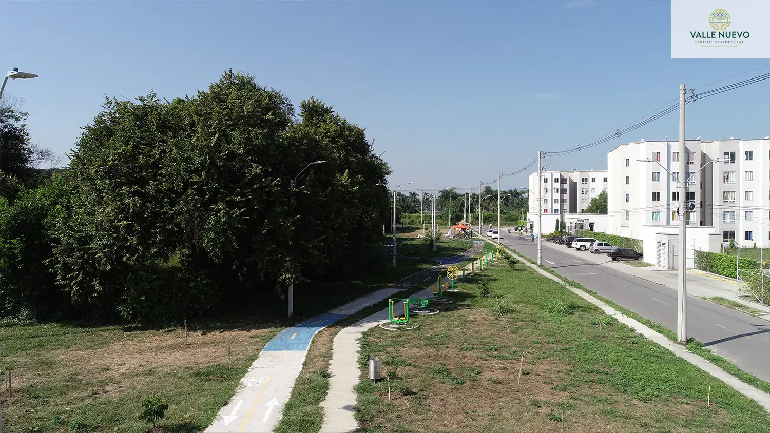 Foto del Macroproyecto Valle Nuevo en avance de obra Julio 2025